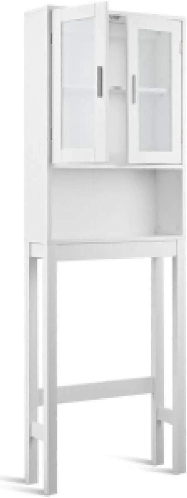Main image of Over the Toilet Bathroom Storage Cabinet with Adjustable Shelf