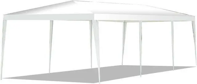 Main image of 10 x 30 Feet Gazebo Canopy Tent with Connection Stakes and Wind Ropes