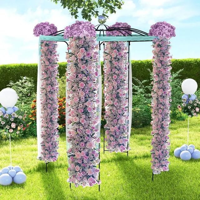 Alt view image 6 of 7 - Birdcage Shape Gazebo for Climbing Plants and Wedding Ceremony Decoration