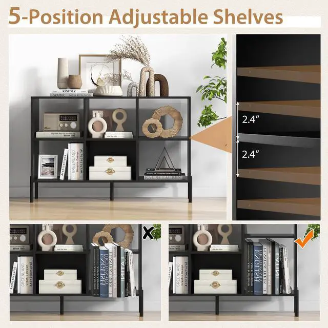 Alt view image 7 of 7 - Open-Back Bookshelf with Drawer for Study