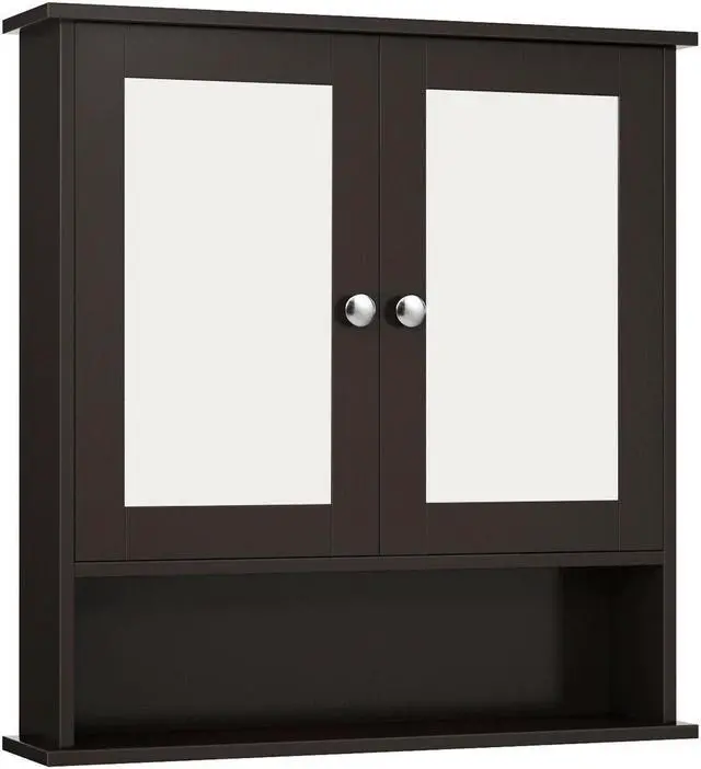 Main image of Bathroom Wall Mount Mirror Cabinet Organizer