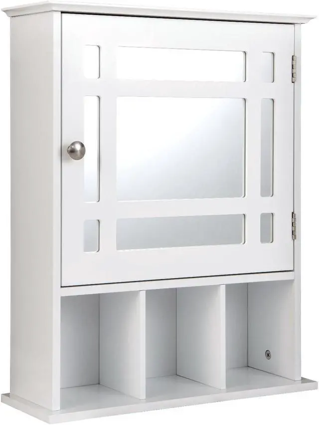Main image of Wall Mounted and Mirrored Bathroom Cabinet
