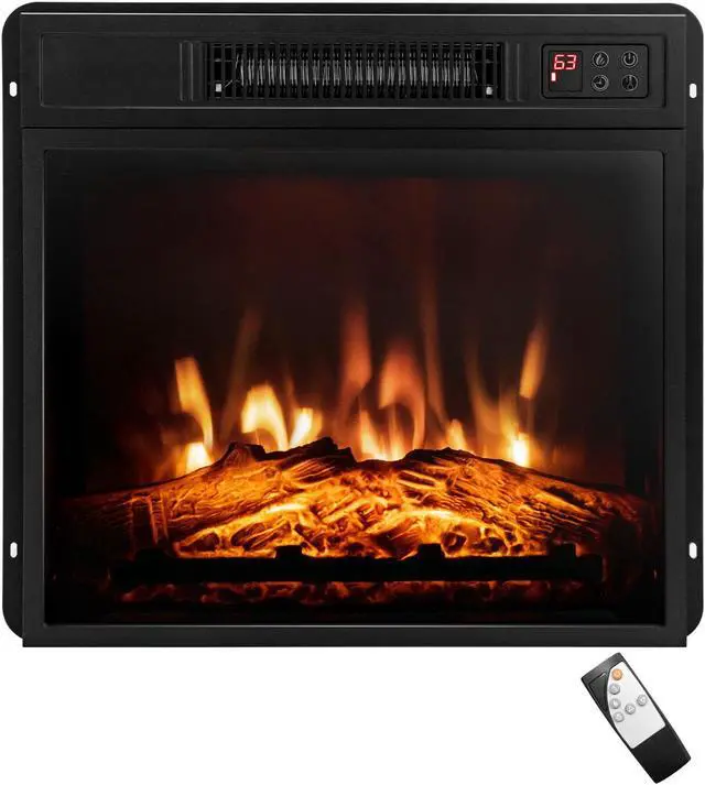 Alt view image 4 of 7 - SlickBlue 18 Inch Electric Fireplace Inserted with Adjustable LED Flame