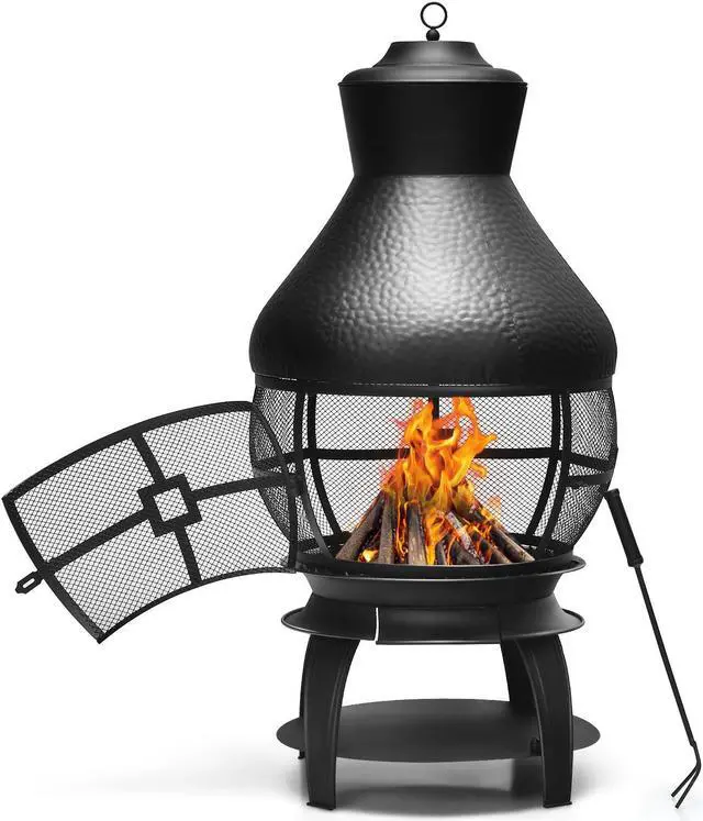 Alt view image 2 of 7 - SlickBlue Patio Wood Burning Chimneys Fireplace