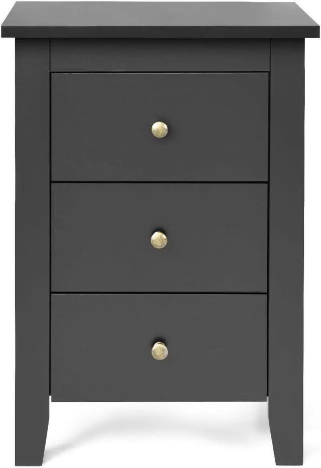 Alt view image 7 of 7 - SlickBlue Nightstand End Beside Table Drawers Modern Storage Bedroom Furniture
