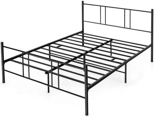 Main image of SlickBlue Full/Queen Size Platform Bed Frame with High Headboard