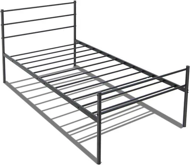 Main image of SlickBlue Metal Bed Frame Platform with Headboard