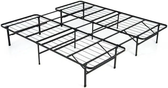 Main image of SlickBlue Folding Steel Platform Bed Frame for Kids and Adults