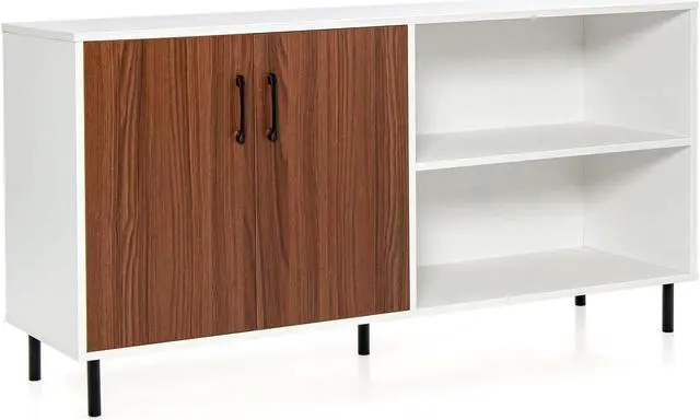 Main image of SlickBlue Modern Buffet Sideboard with 2 Doors and Open Compartments