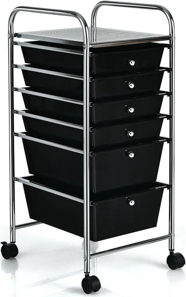 Main image of SlickBlue 6 Drawers Rolling Storage Cart Organizer