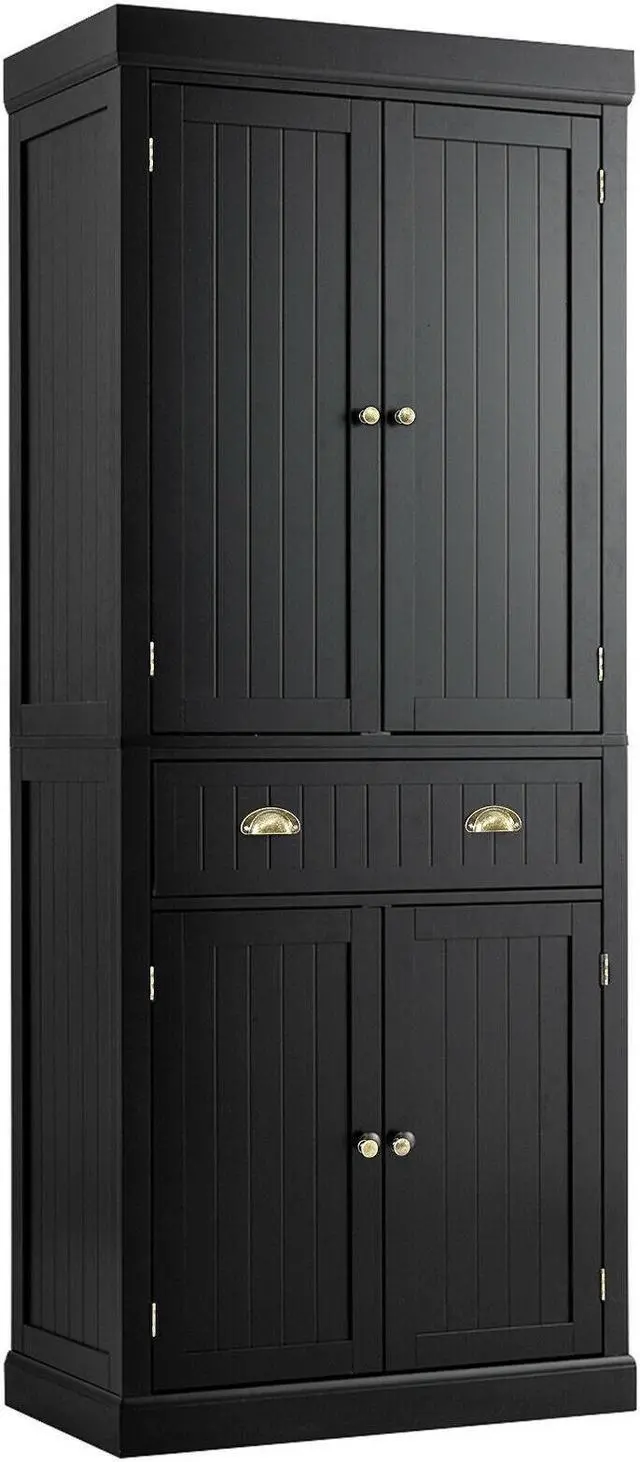 Main image of SlickBlue Cupboard Freestanding Kitchen Cabinet w/ Adjustable Shelves