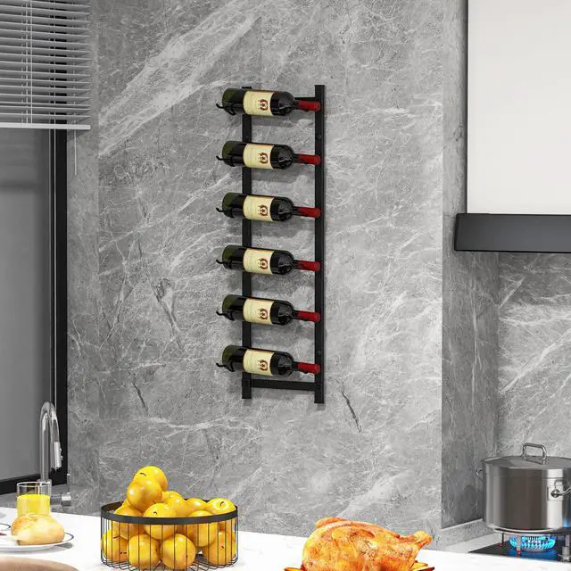 Alt view image 4 of 7 - SlickBlue Rust proof Wall Mounted Wine Rack for 6 Bottles-M