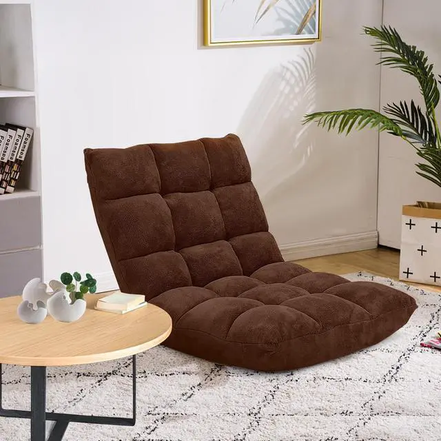 Alt view image 2 of 7 - SlickBlue Adjustable 14-position Cushioned Floor Chair
