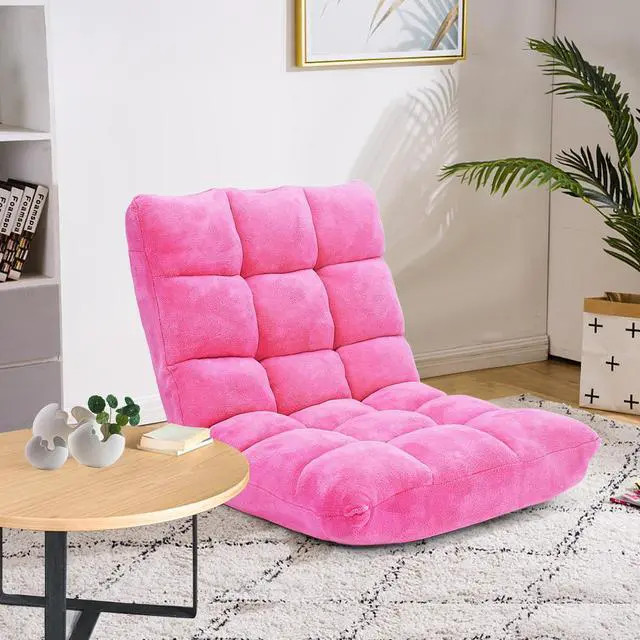 Alt view image 5 of 7 - SlickBlue Adjustable 14-position Cushioned Floor Chair