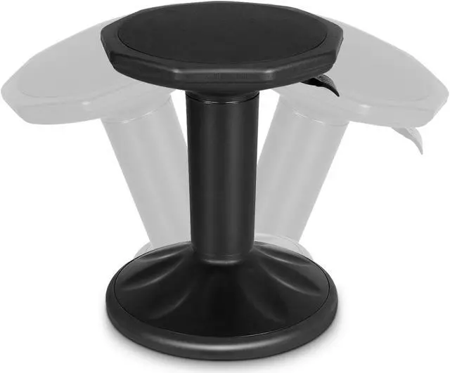 Alt view image 4 of 7 - SlickBlue Adjustable Active Learning Stool Sitting Home Office Wobble Chair with Cushion Seat