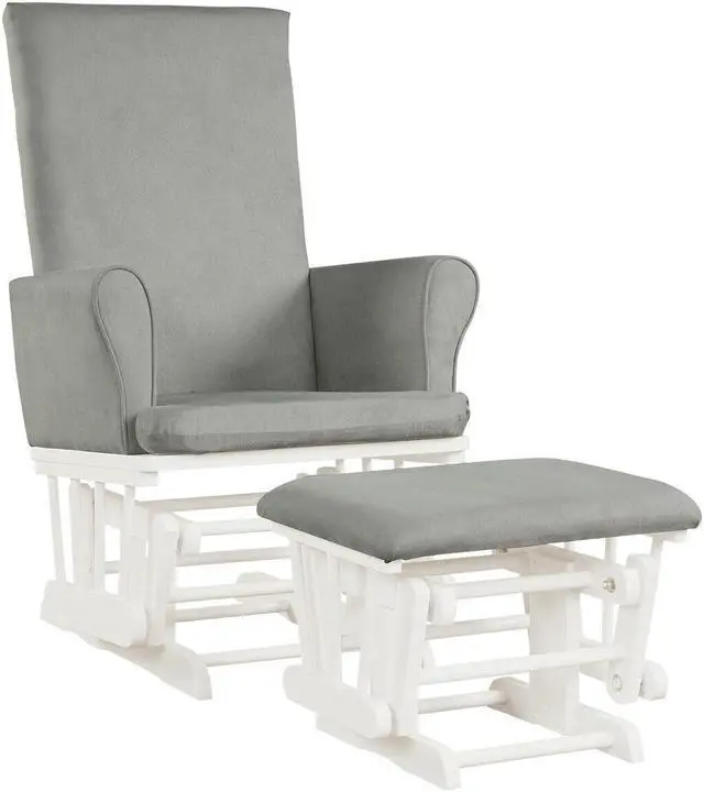 Main image of SlickBlue Baby Nursery Relax Rocker Rocking Chair Glider and Ottoman Cushion Set