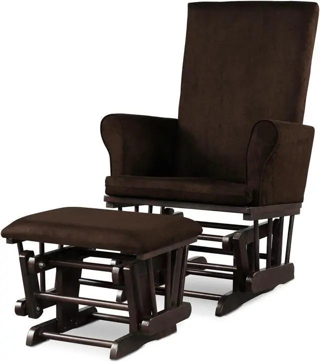 Main image of SlickBlue Baby Nursery Relax Rocker Rocking Chair Glider and Ottoman Cushion Set