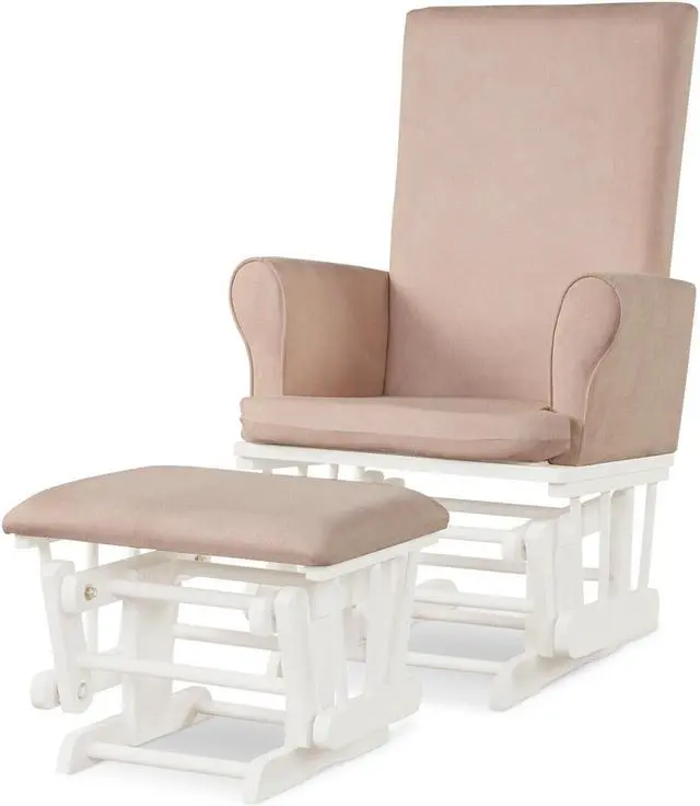 Main image of SlickBlue Baby Nursery Relax Rocker Rocking Chair Glider and Ottoman Cushion Set