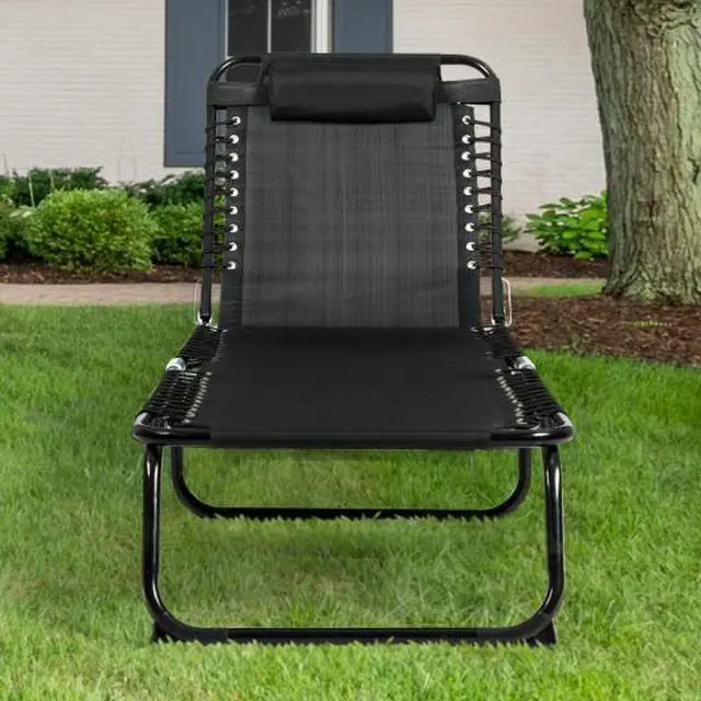 Alt view image 2 of 3 - SlickBlue Foldable Camping Patio Chaise Lounge Chair