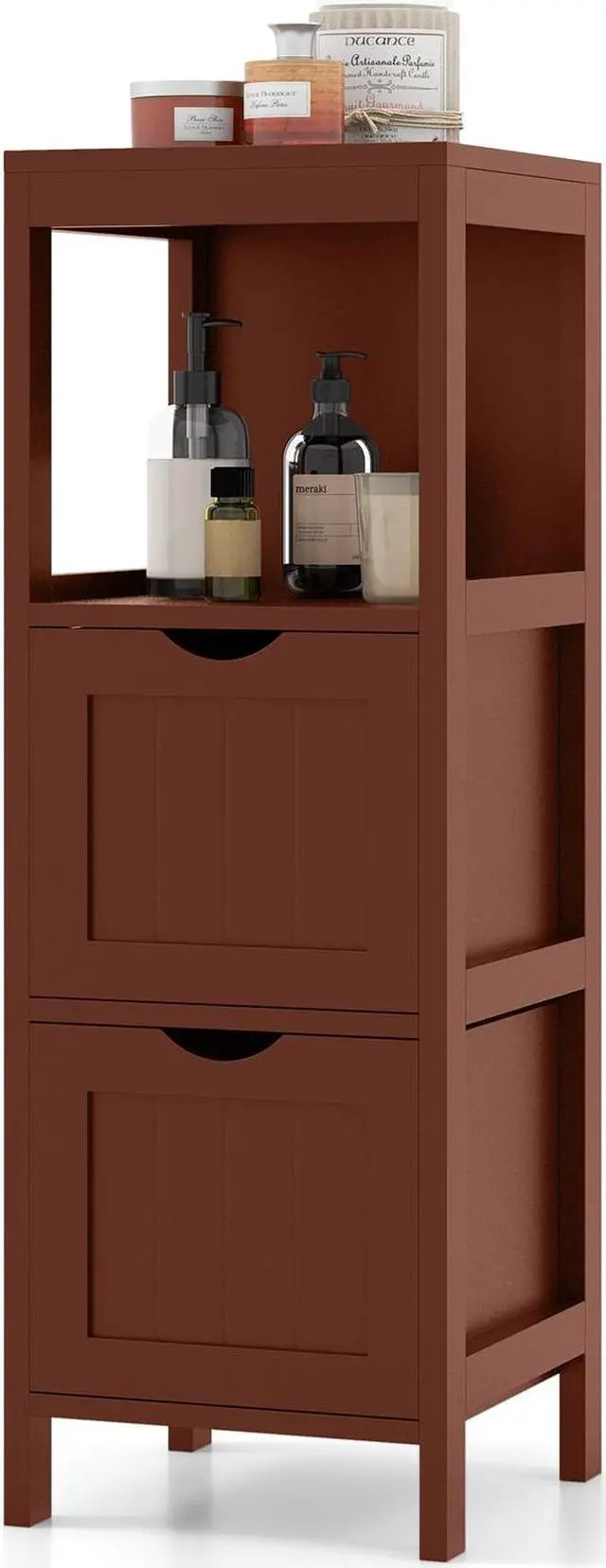 Main image of SlickBlue Freestanding Storage Cabinet with 2 Removable Drawers for Bathroom