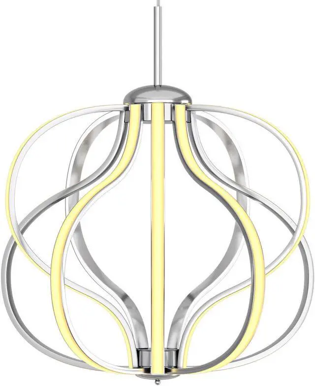 Main image of SlickBlue Modern Dimmable Warm White LED Chandelier