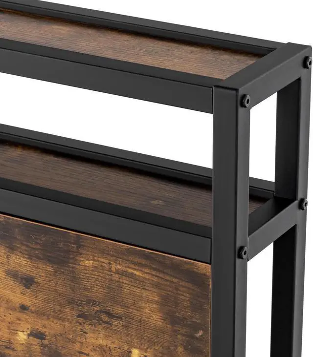 Alt view image 6 of 7 - SlickBlue Twin/Full/Queen Bed Frame with Storage Headboard and Charging Station