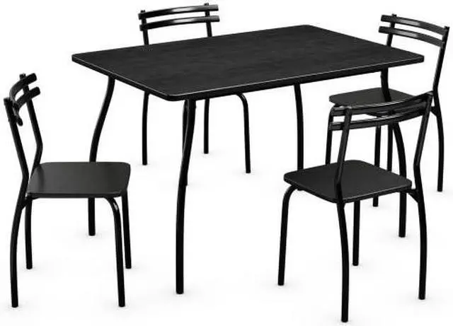 Main image of SlickBlue 5 pcs Dining Table and Chair Set