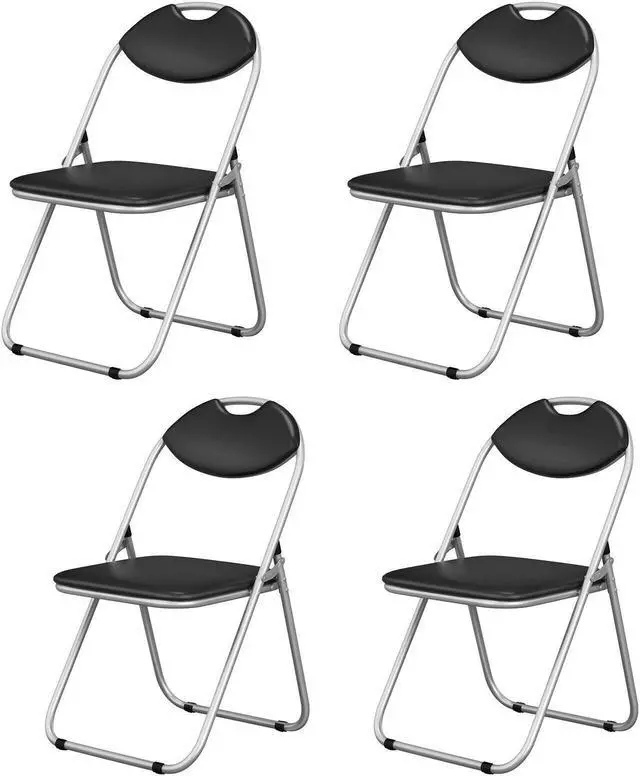 Alt view image 6 of 7 - SlickBlue Portable Folding Dining Chairs Set with Carrying Handles-Set of 4