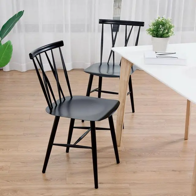Main image of SlickBlue Set of 2 Modern Dining Chairs with Backrest