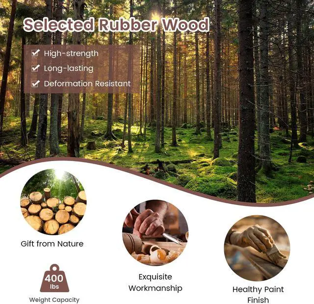 Alt view image 7 of 7 - SlickBlue Set of 2 Folding Dining Chairs with Padded Seat and High Backrest-Brown