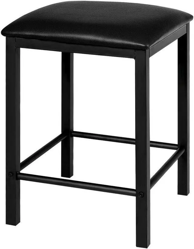 Alt view image 7 of 7 - SlickBlue 3 Piece Counter Height Dining Set Faux Marble Table