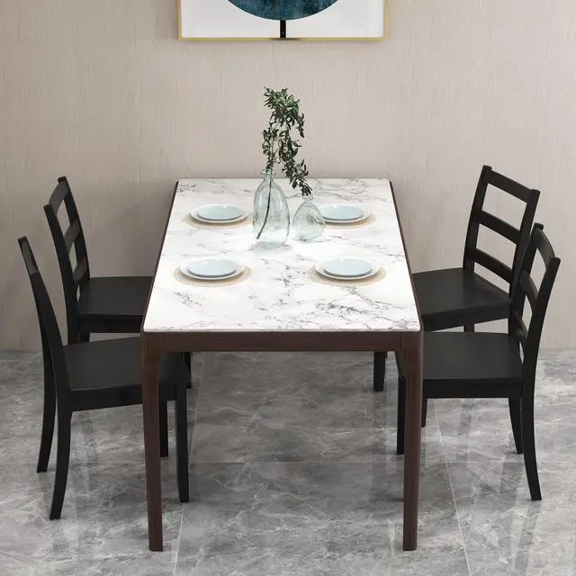 Alt view image 3 of 7 - SlickBlue Set of 2 Wood Dining Chairs with Solid Rubber Wood Legs