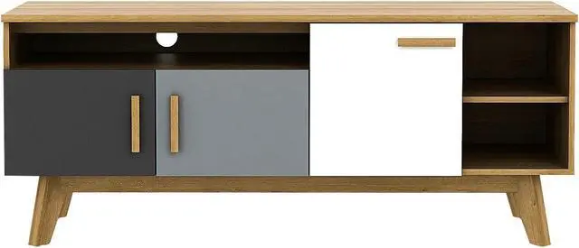 Main image of SlickBlue 65 Inch TV Stand with 3 Storage Cabinets and 3 Open Shelves for Living Room