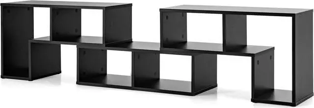 Main image of SlickBlue 3 Pieces Adjustable TV Stand for TVs up to 65 Inch with Shelves