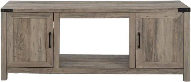 Main image of SlickBlue Electric Fireplace TV Stand with Storage Cabinets for TVs up to 70 Inch-Natural