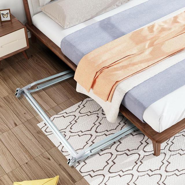 Alt view image 6 of 7 - SlickBlue Extendable Foldable Heavy Duty Clothing Rack with Hanging Rod