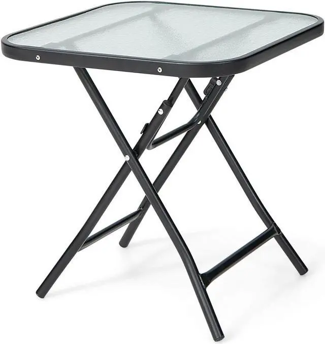 Main image of SlickBlue 18 Inch Square Patio Bistro Table with Rustproof Frame