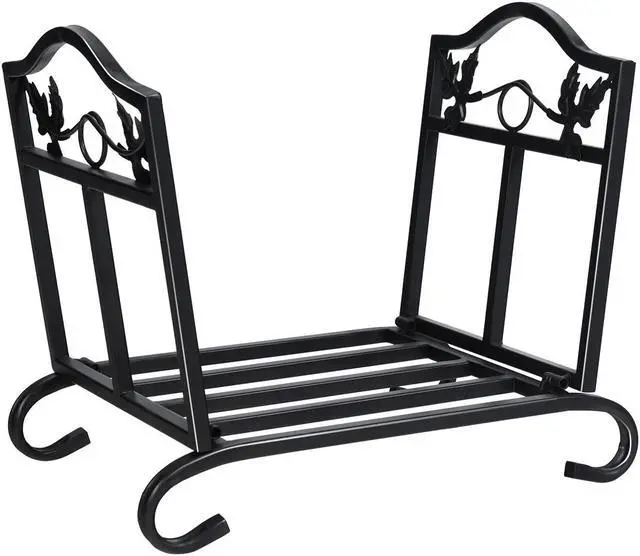 Main image of SlickBlue Foldable Firewood Log Rack Steel Wood Storage Holder