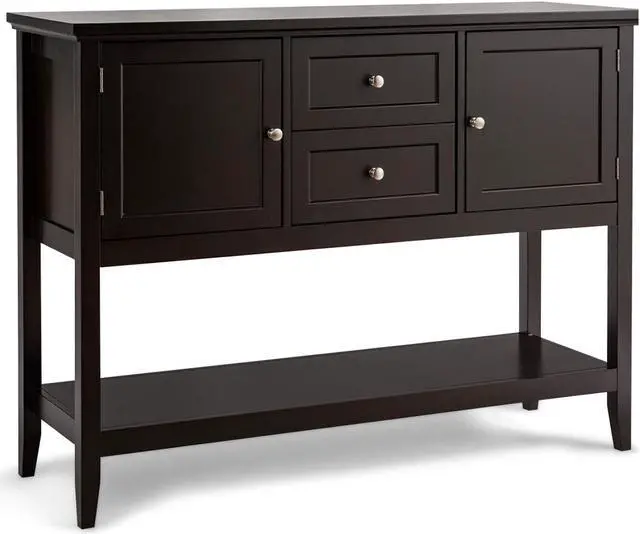 Main image of SlickBlue Wooden Sideboard Buffet Console Table  with Drawers and Storage