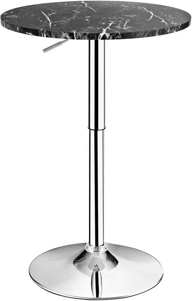 Main image of SlickBlue 360° Swivel Cocktail Pub Table with Sliver Leg and Base