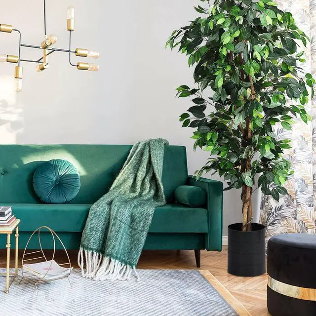 Alt view image 4 of 7 - SlickBlue 6 Feet Artificial Ficus Silk Tree