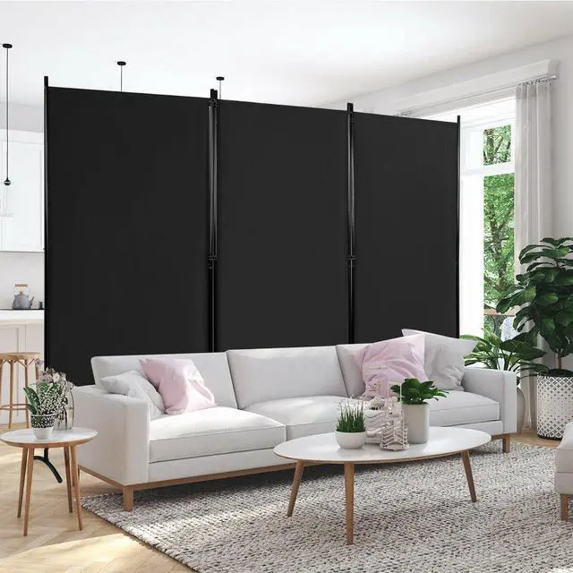 Alt view image 4 of 7 - SlickBlue 3-Panel Room Divider Folding Privacy Partition Screen for Office Room