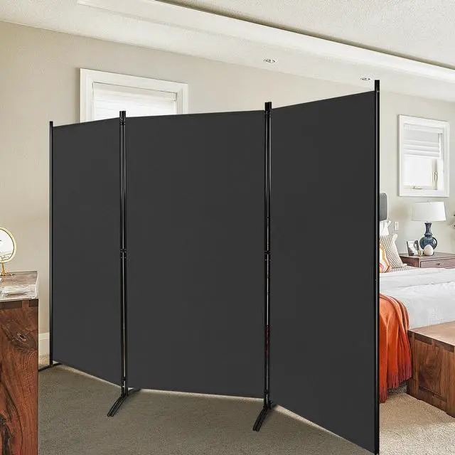 Alt view image 6 of 7 - SlickBlue 3-Panel Room Divider Folding Privacy Partition Screen for Office Room