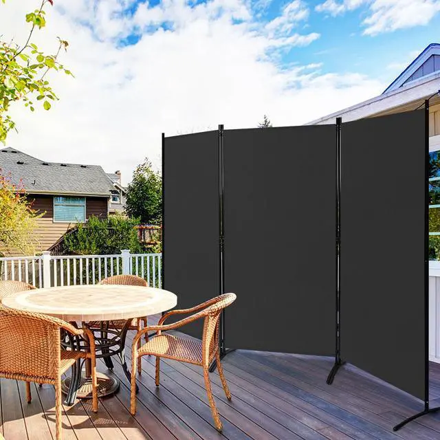Alt view image 7 of 7 - SlickBlue 3-Panel Room Divider Folding Privacy Partition Screen for Office Room