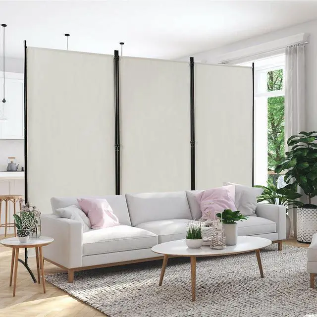 Alt view image 4 of 7 - SlickBlue 3-Panel Room Divider Folding Privacy Partition Screen for Office Room