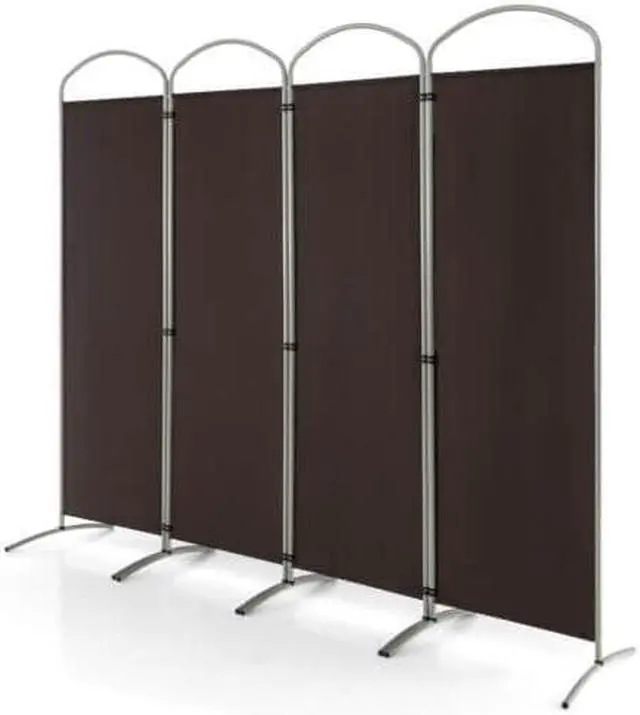 Alt view image 2 of 7 - SlickBlue 6.2Ft Folding 4-Panel Room Divider for Home Office Living Room