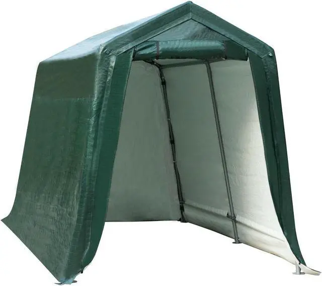 Main image of SlickBlue Outdoor Carport Shed with Sidewalls and Waterproof Ripstop Cover-7 x 12 ft