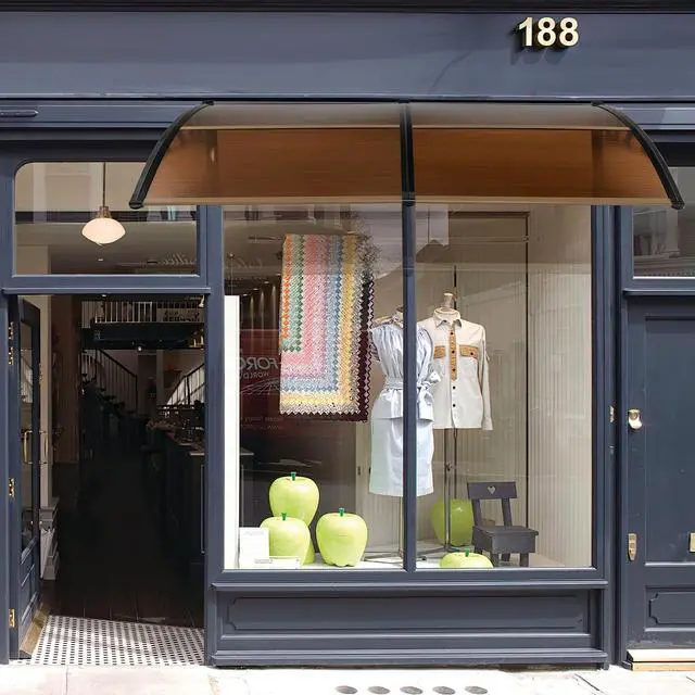 Alt view image 5 of 7 - SlickBlue Outdoor Front Door Patio Overhang Awning for Sunlight Rain Snow Wind Protection-80 x 40 Inch