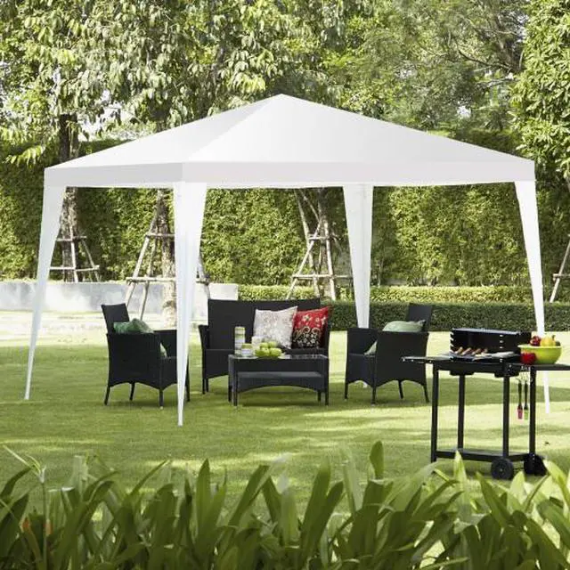 Alt view image 2 of 3 - SlickBlue 10' x 10' Outdoor Wedding Party Canopy Tent