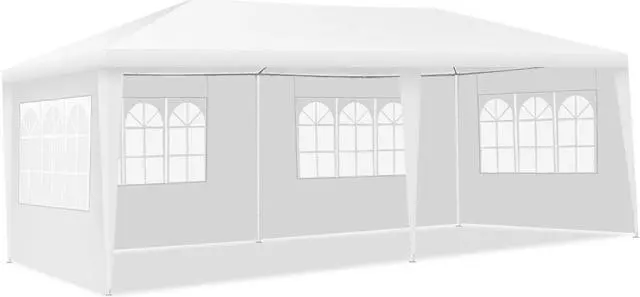 Main image of SlickBlue 10 x 20 Feet Outdoor Party Wedding Canopy Tent with Removable Walls and Carry Bag